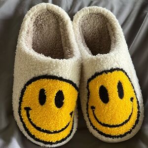 Smiley face slippers
